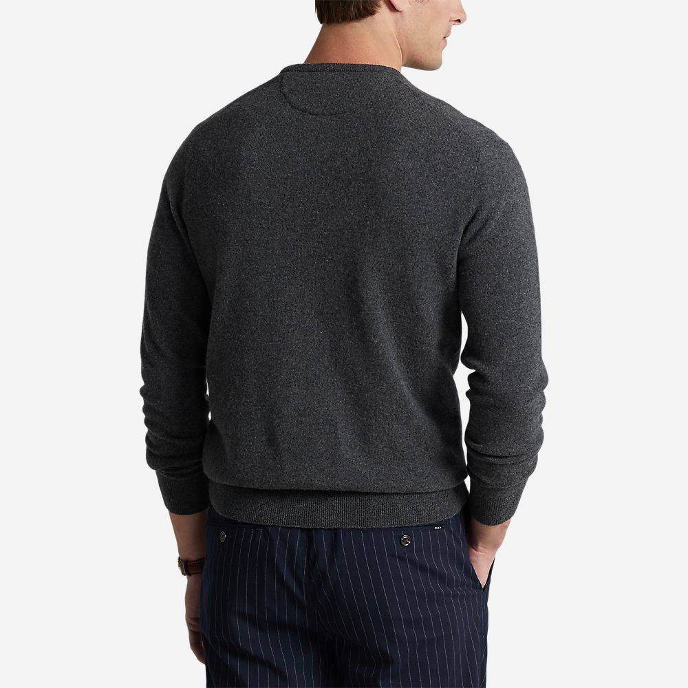 Ls Cn Pp-Long Sleeve-Pullover Dark Charcoal Heather