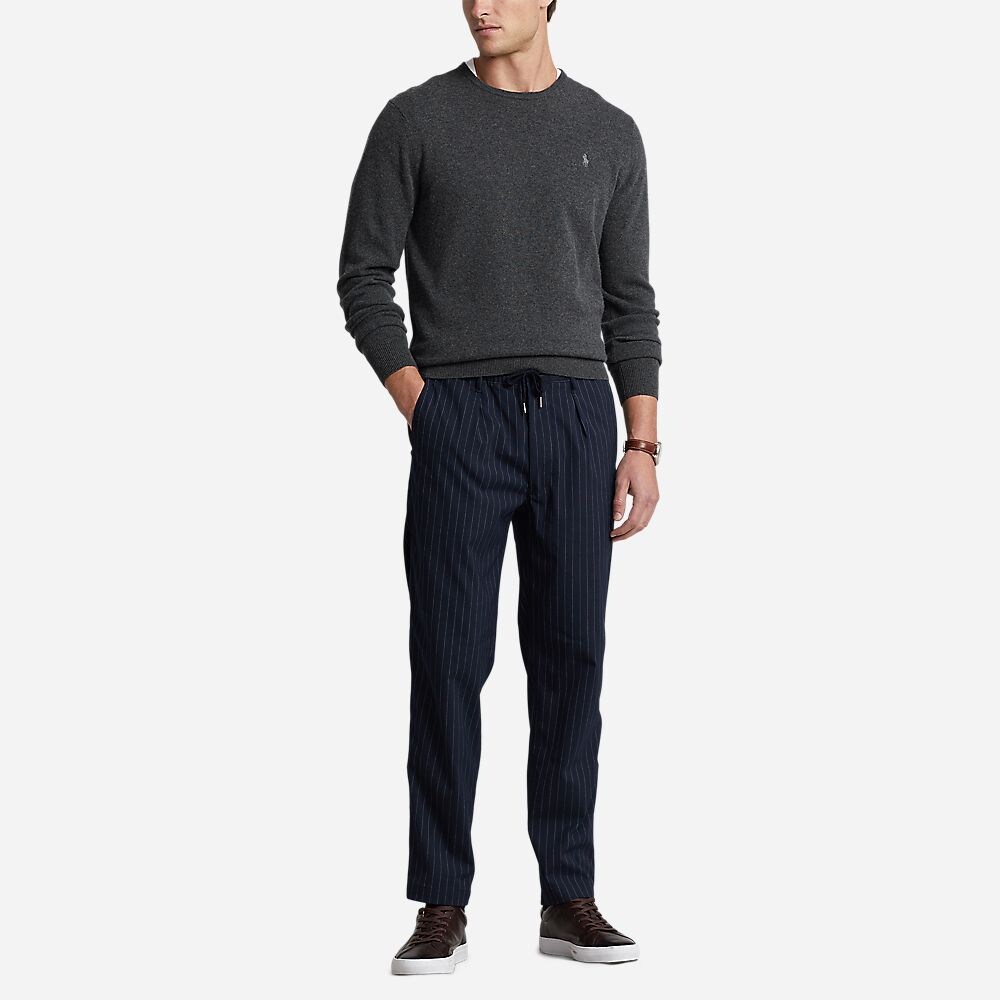 Ls Cn Pp-Long Sleeve-Pullover Dark Charcoal Heather