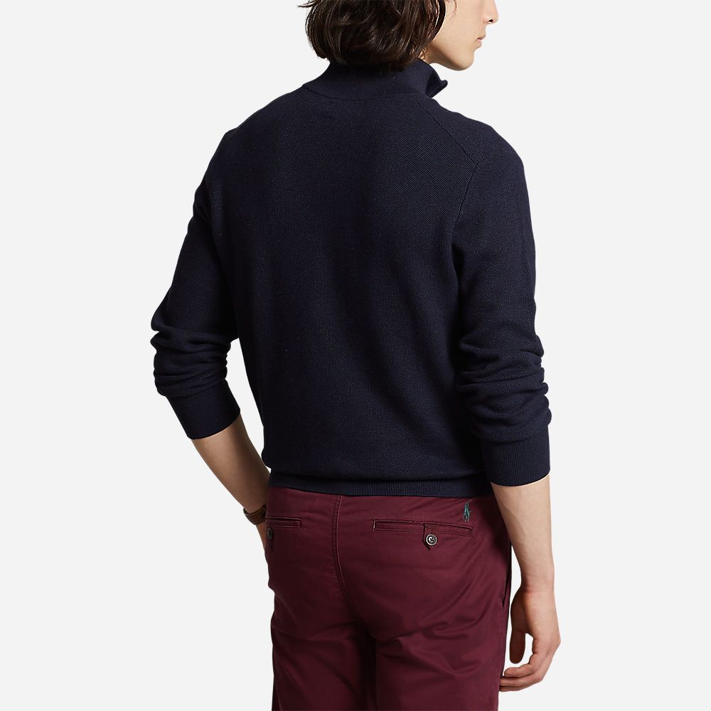 Ls Hz-Long Sleeve-Pullover Navy Heather