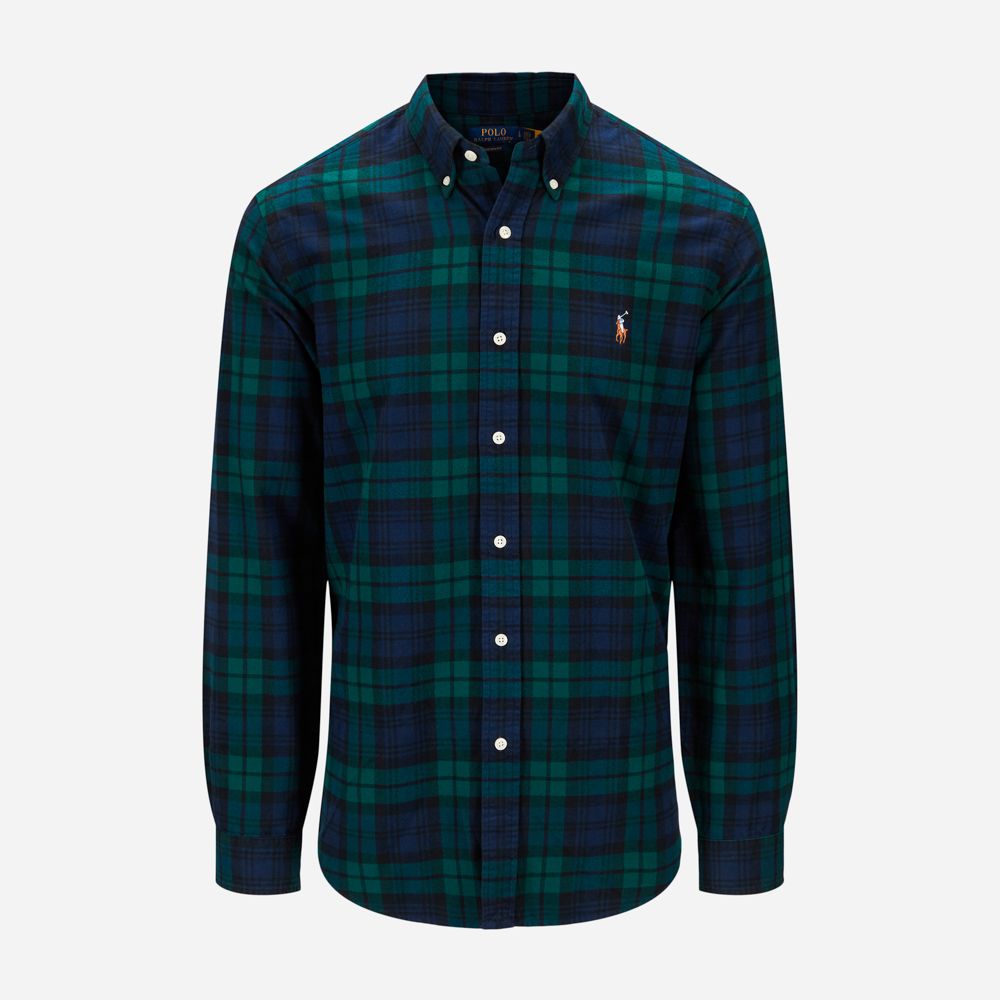 Cubdppcs-Long Sleeve-Sport Shirt 5753 Navy/Green Multi