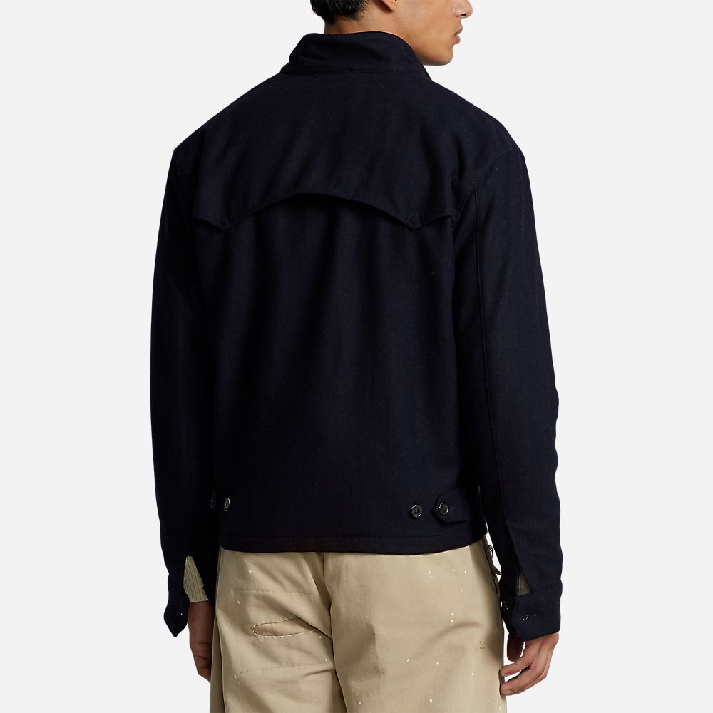 Country Bara-Lined-Windbreaker Navy