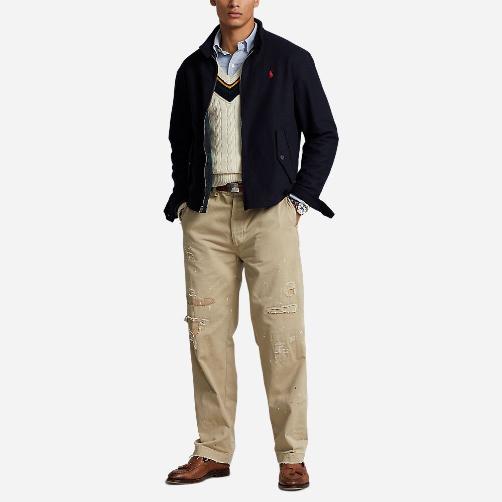 Country Bara-Lined-Windbreaker Navy