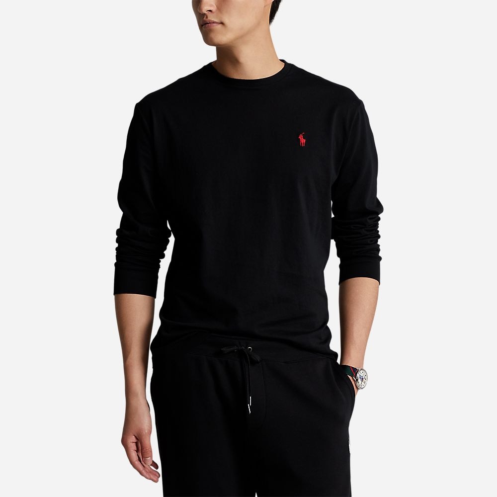 Lscnclsm5-Long Sleeve-T-Shirt Polo Black