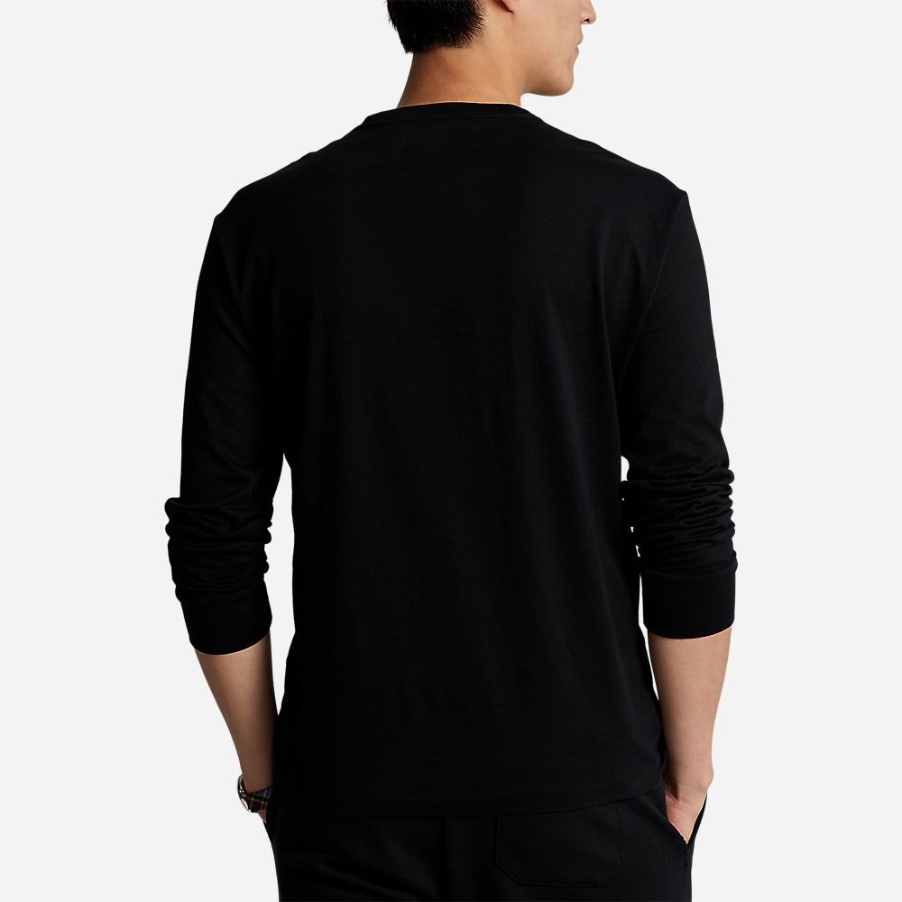 Lscnclsm5-Long Sleeve-T-Shirt Polo Black