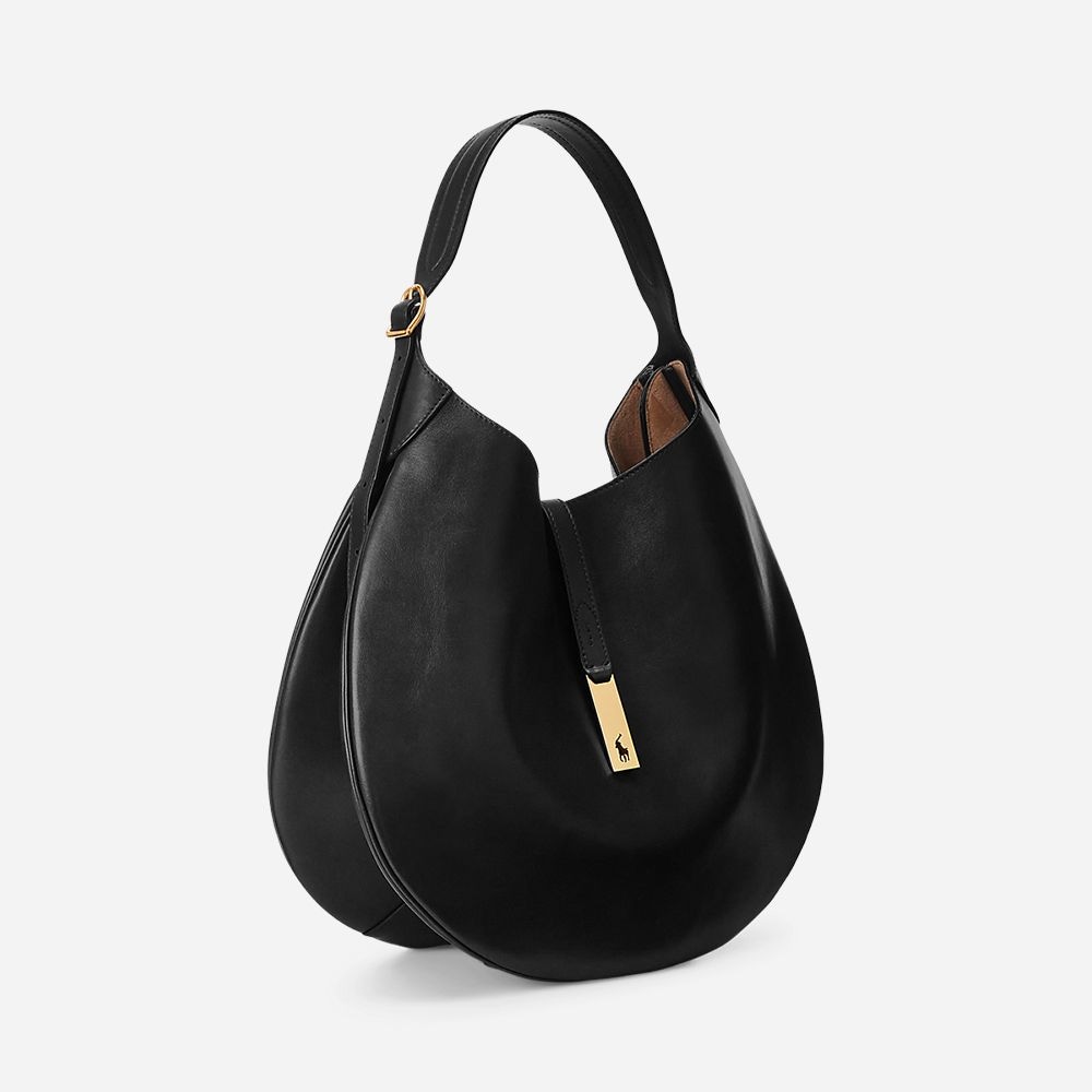 P Id Shldr-Shoulder Bag-Medium Black