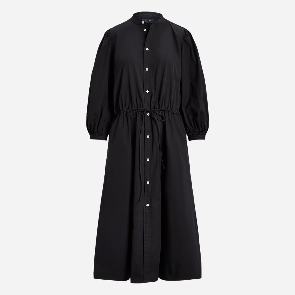 Ls Elie Dr-Long Sleeve-Day Dress Polo Black