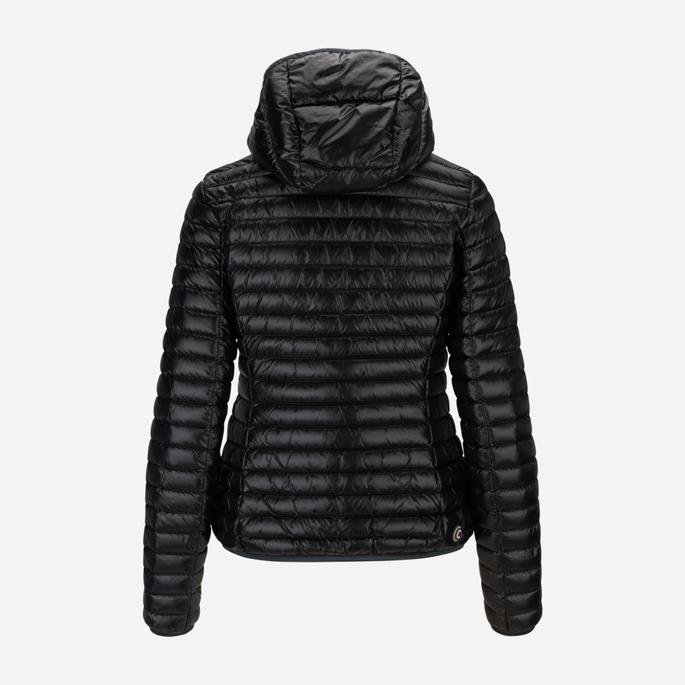 Down Jacket Hoodie - Black
