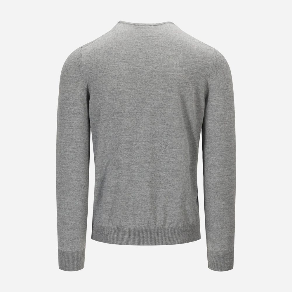 Crew Merino - Light Grey