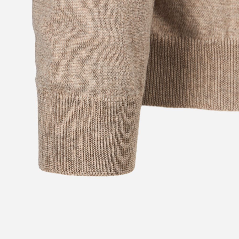 V-Neck Merino - Beige
