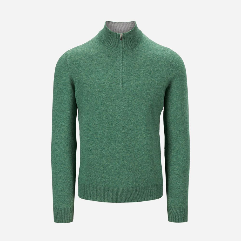 Mock Zip - Green
