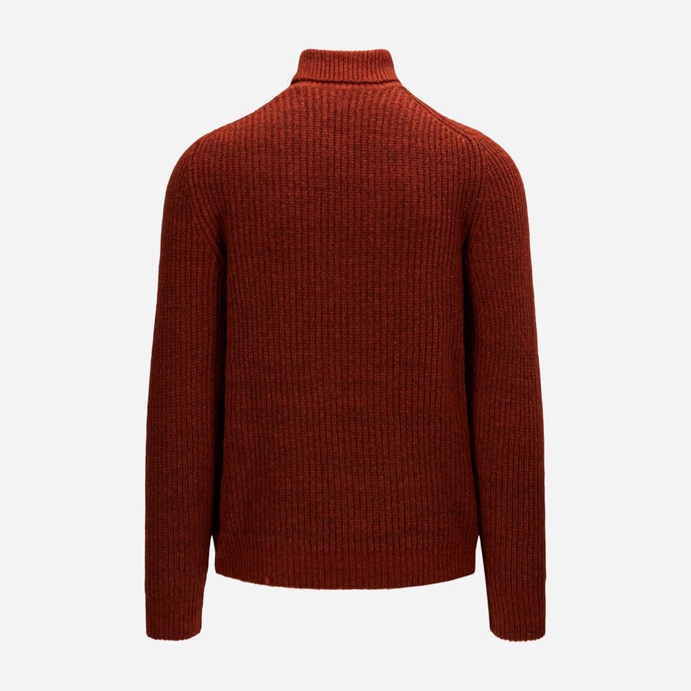 Turtle Neck Rib - Orange
