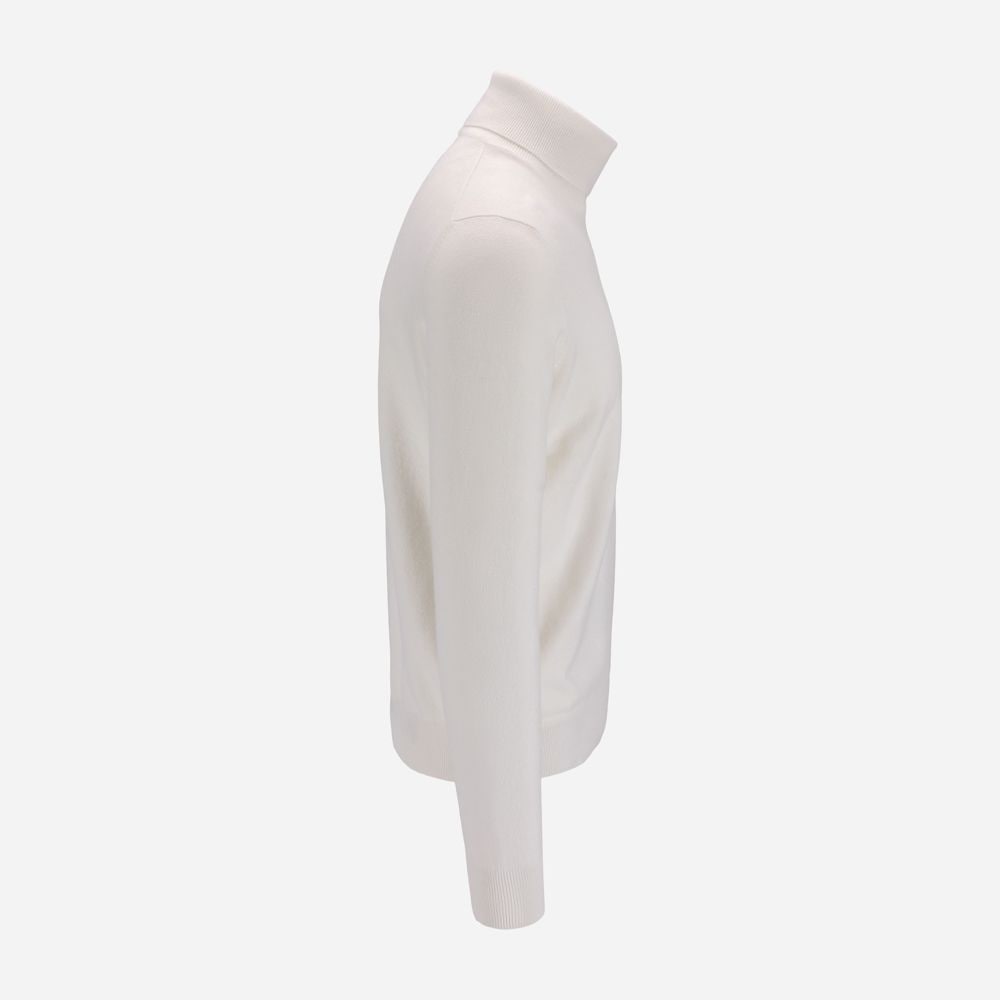 Turtle Neck Cashmere - White