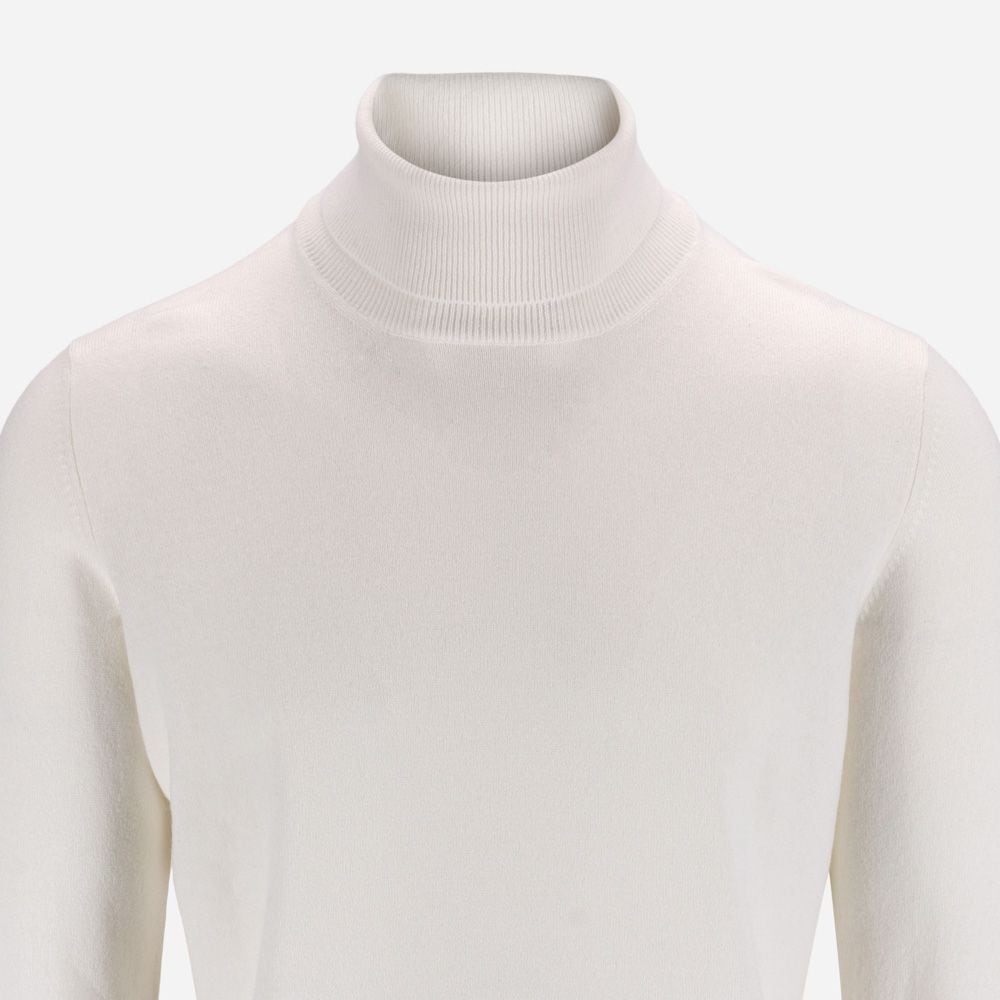 Turtle Neck Cashmere - White