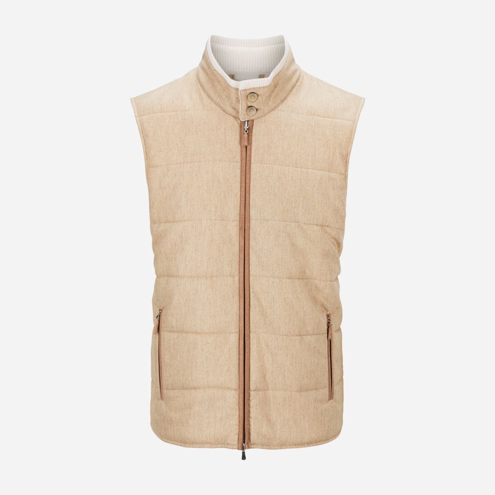 Gilet Wool 010 Beige