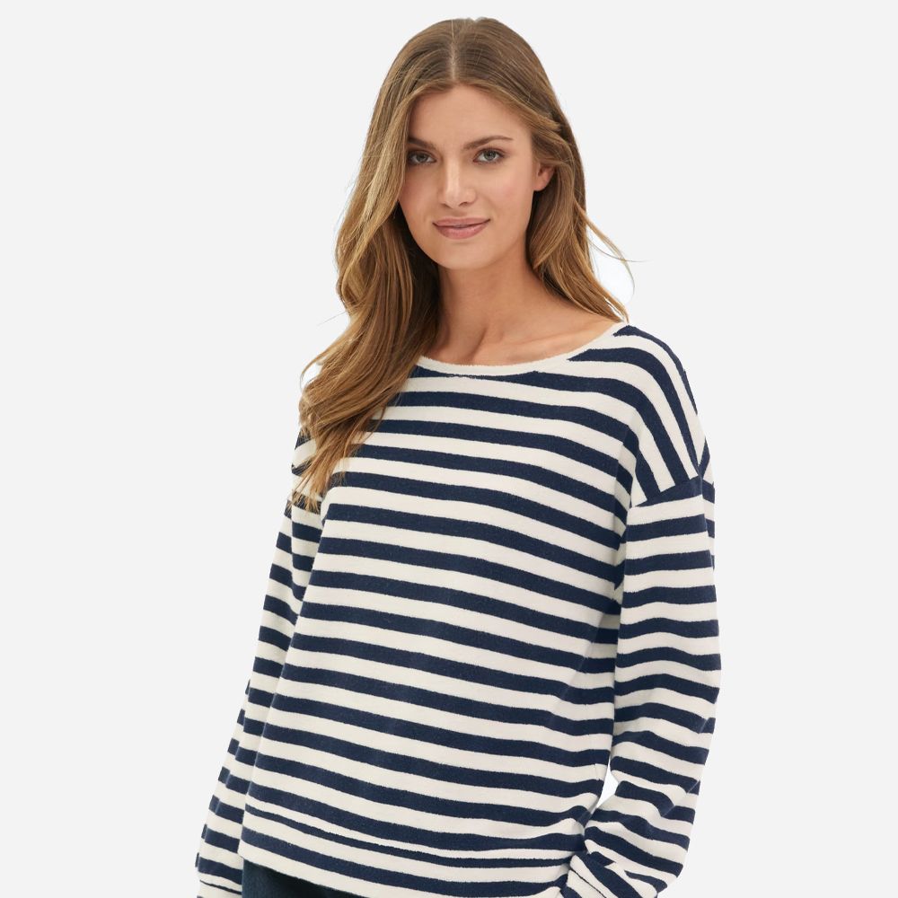 Terry Fleece Sweater - Ringlet Navy