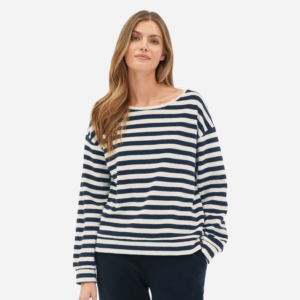 Terry Fleece Sweater - Ringlet Navy