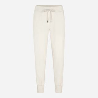 Fleece Trousers Regular High Waist - Eggshell