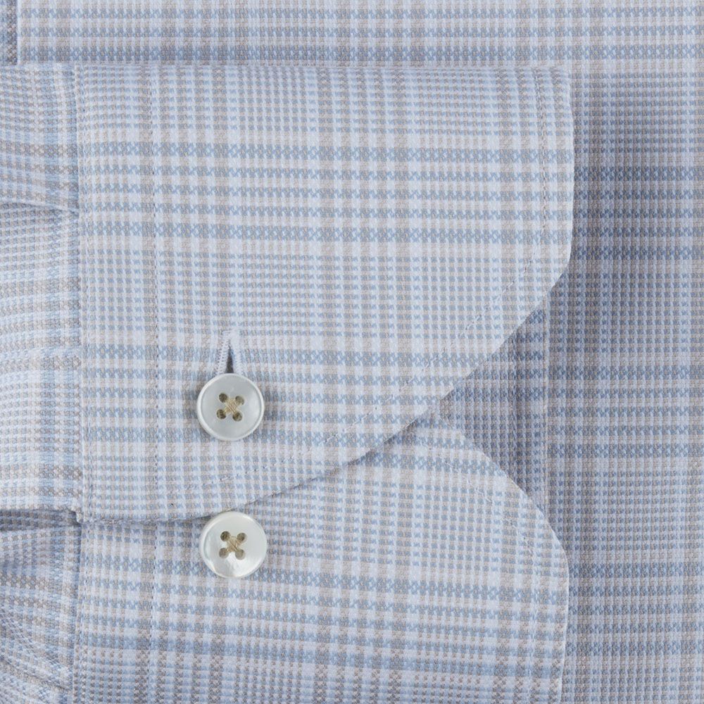 Slim Light Blue/White Check