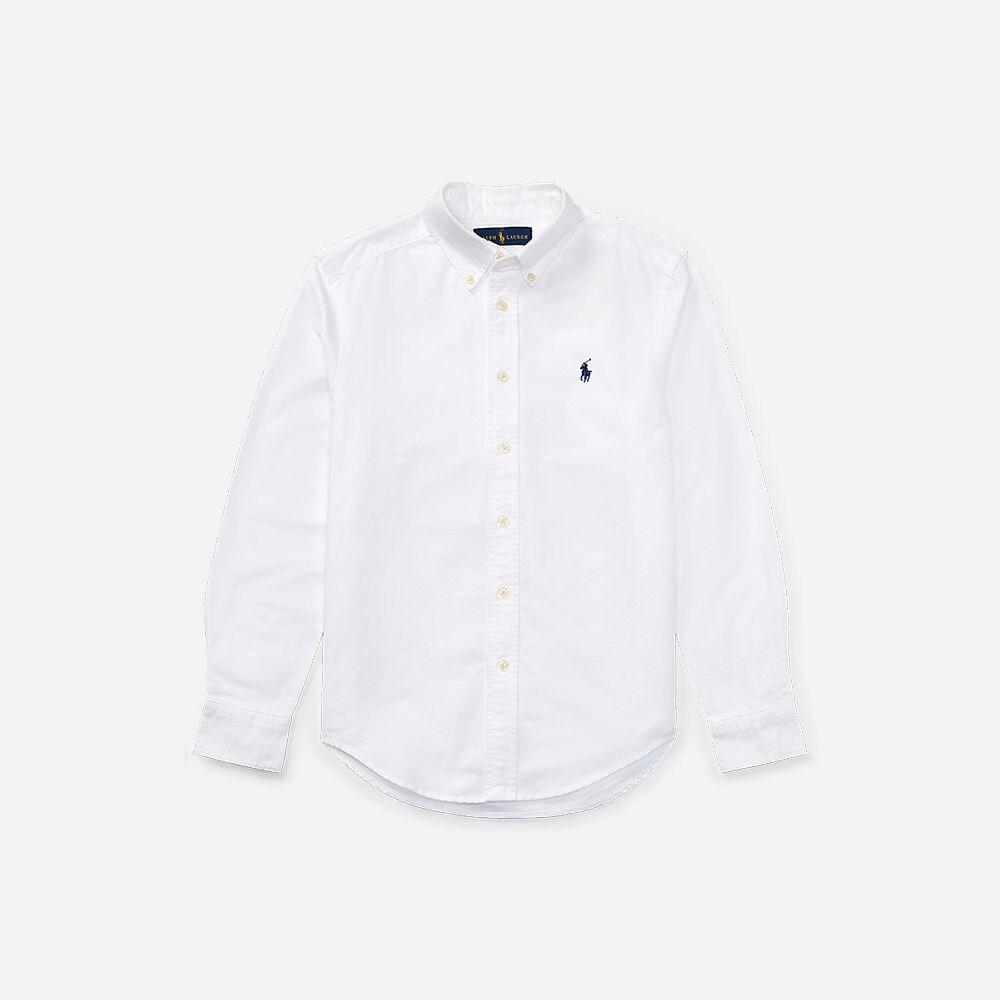 Slim shirt-Tops-Knit 8-12y White