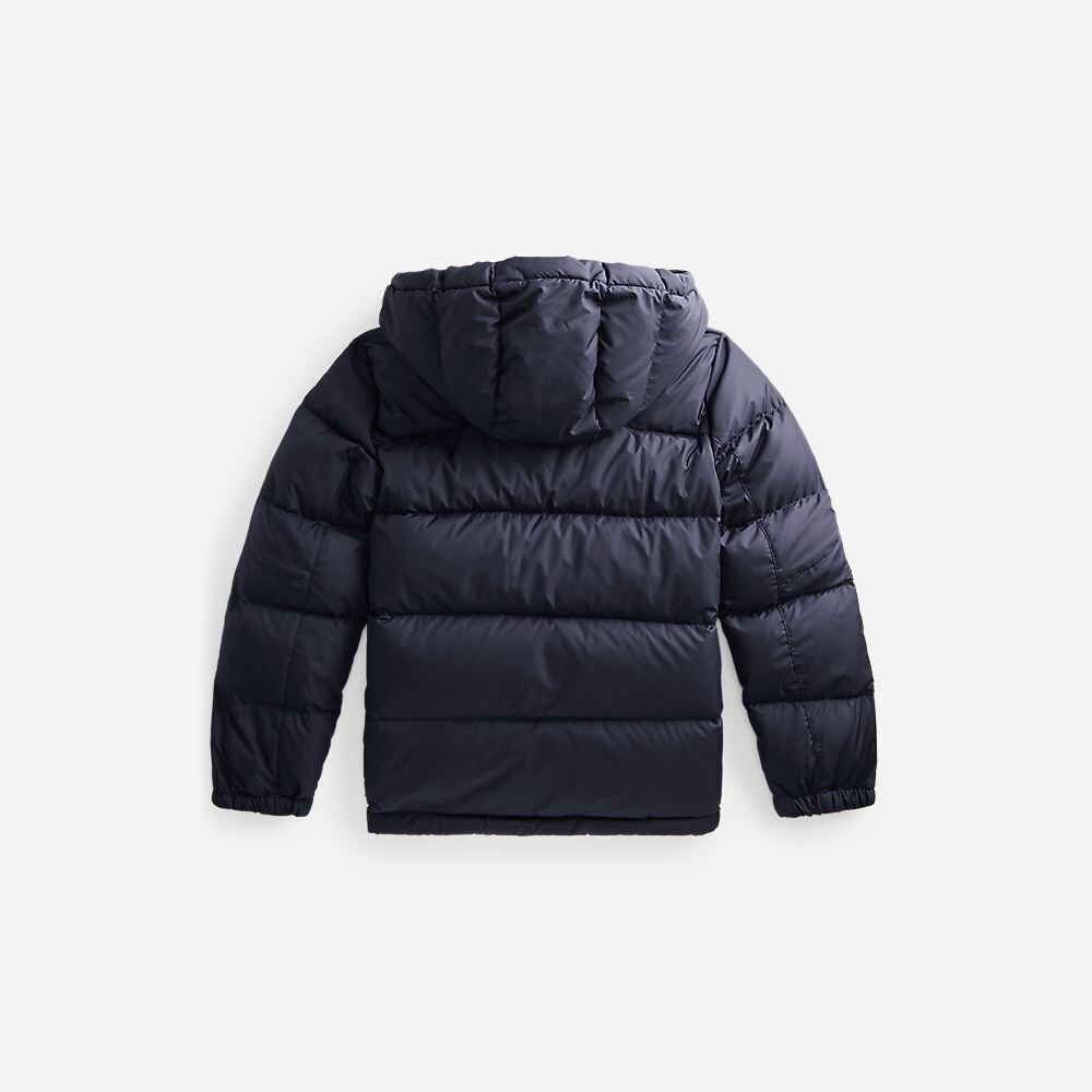Water-Repellent Down Jacket 8-12y Collection Navy