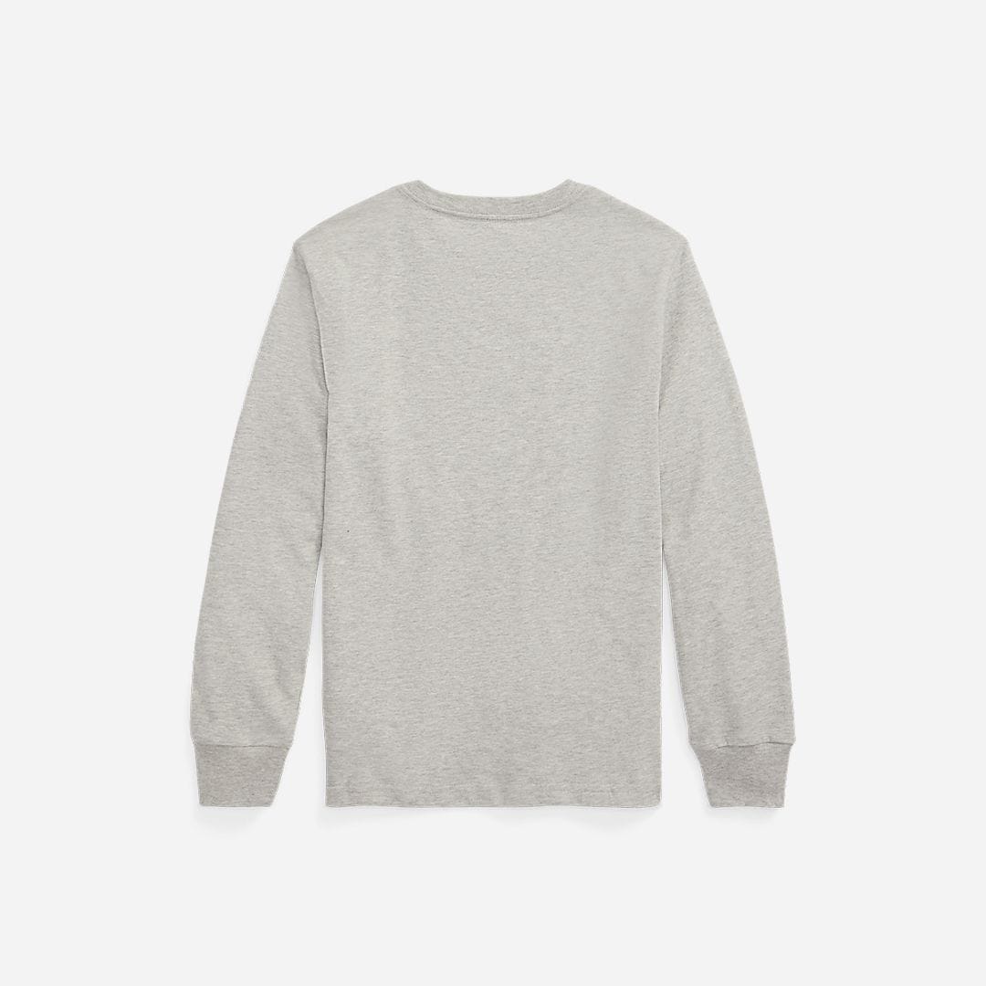 Lscnpom4-Knit Shirts-T-Shirt - 8-12y - Andover Heather Ski Bear