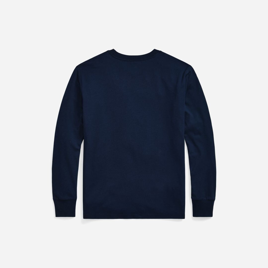 Lscnpom4-Knit Shirts-T-Shirt - 8-12y - Cruise Navy Prep Bear