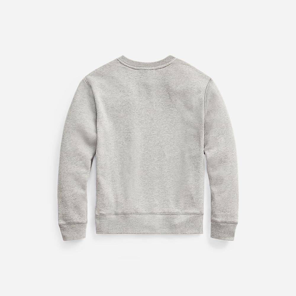 Cotton-Blend-Fleece Sweatshirt 8-12y Dark Sport Heather