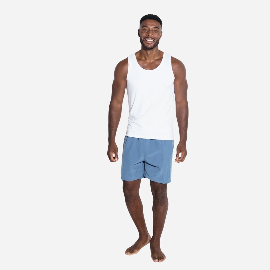 Bamboo/Cotton Tank Top - White