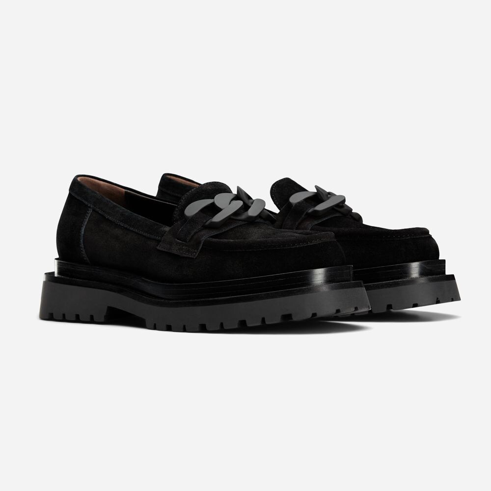 Loafer Velour - Nero