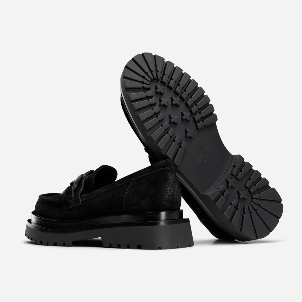 Loafer Velour - Nero