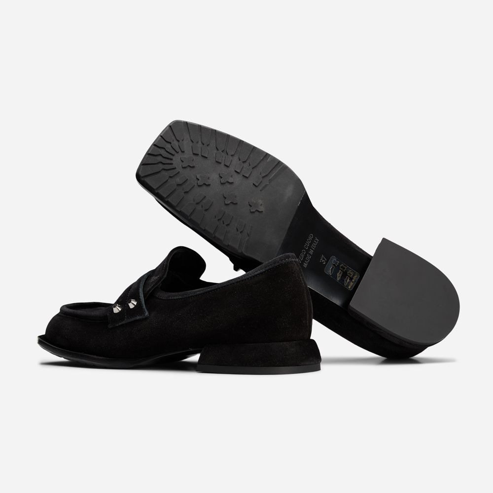 Loafer Velour - Nero