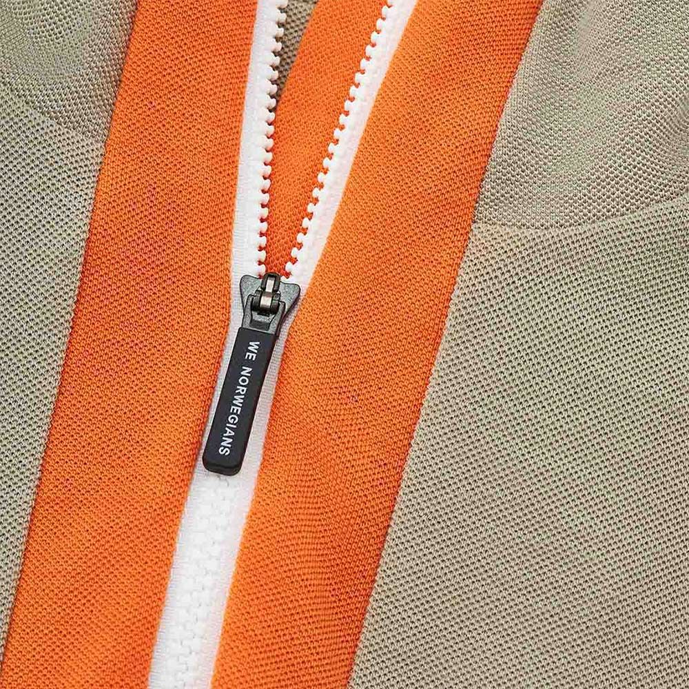 Tryvann Color Block Zip Up Sand