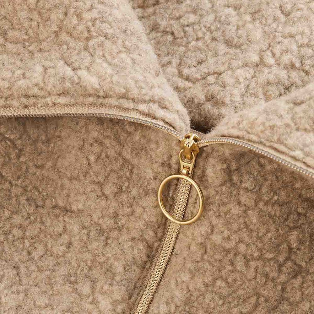 Alta Shearling Hoodie - Camel