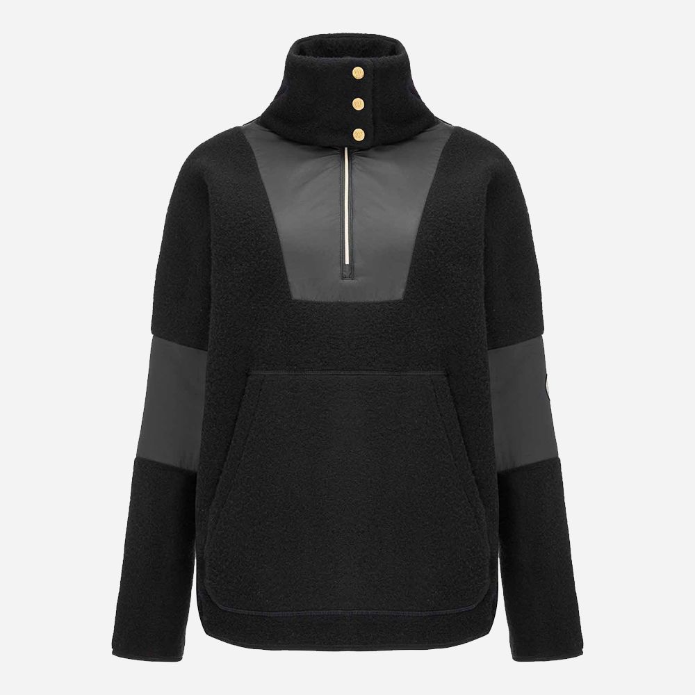Fonna Wool Fleece Sweater - Black