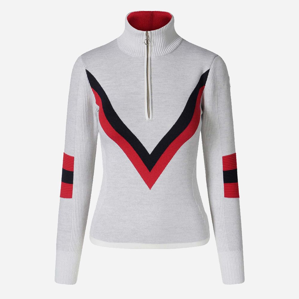 Hafjell Zip Up - Bright White