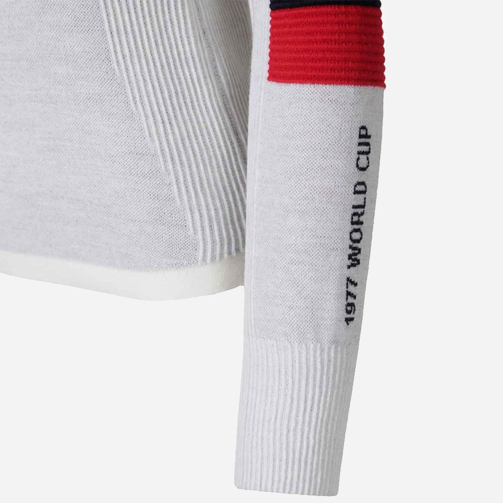 Hafjell Zip Up - Bright White