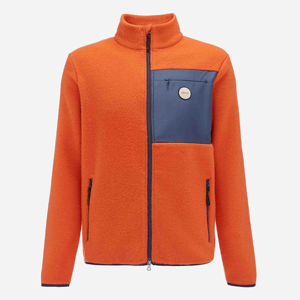 Fonna Wool Fleece Jacket - Orange