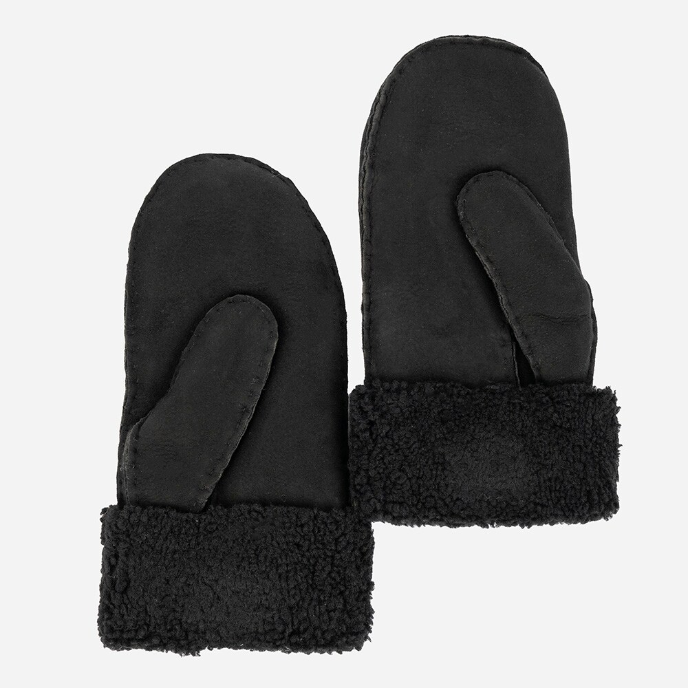 Sheepskin Mitt Black