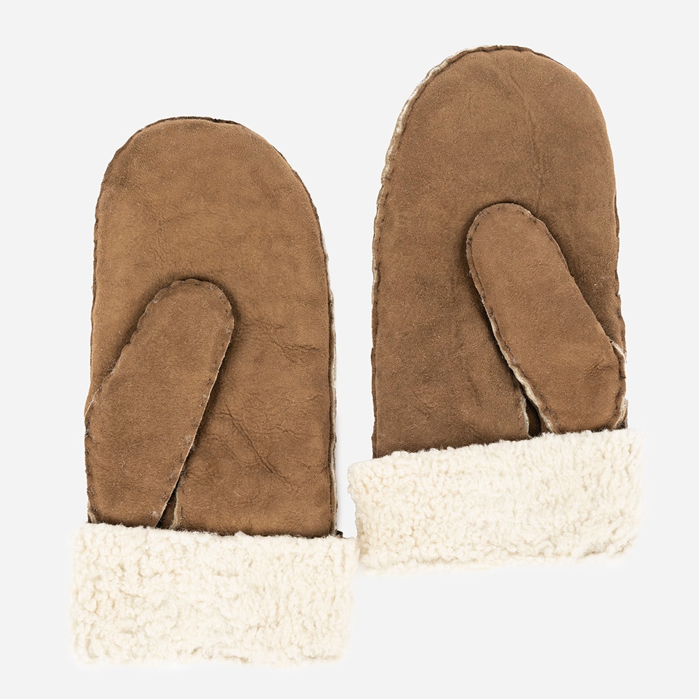 Sheepskin Mitt - Beige