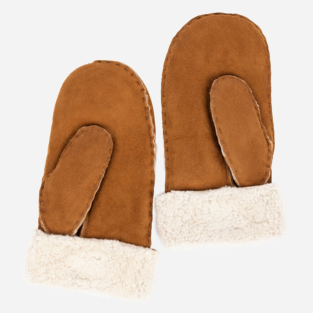 Sheepskin Mitt - Cork
