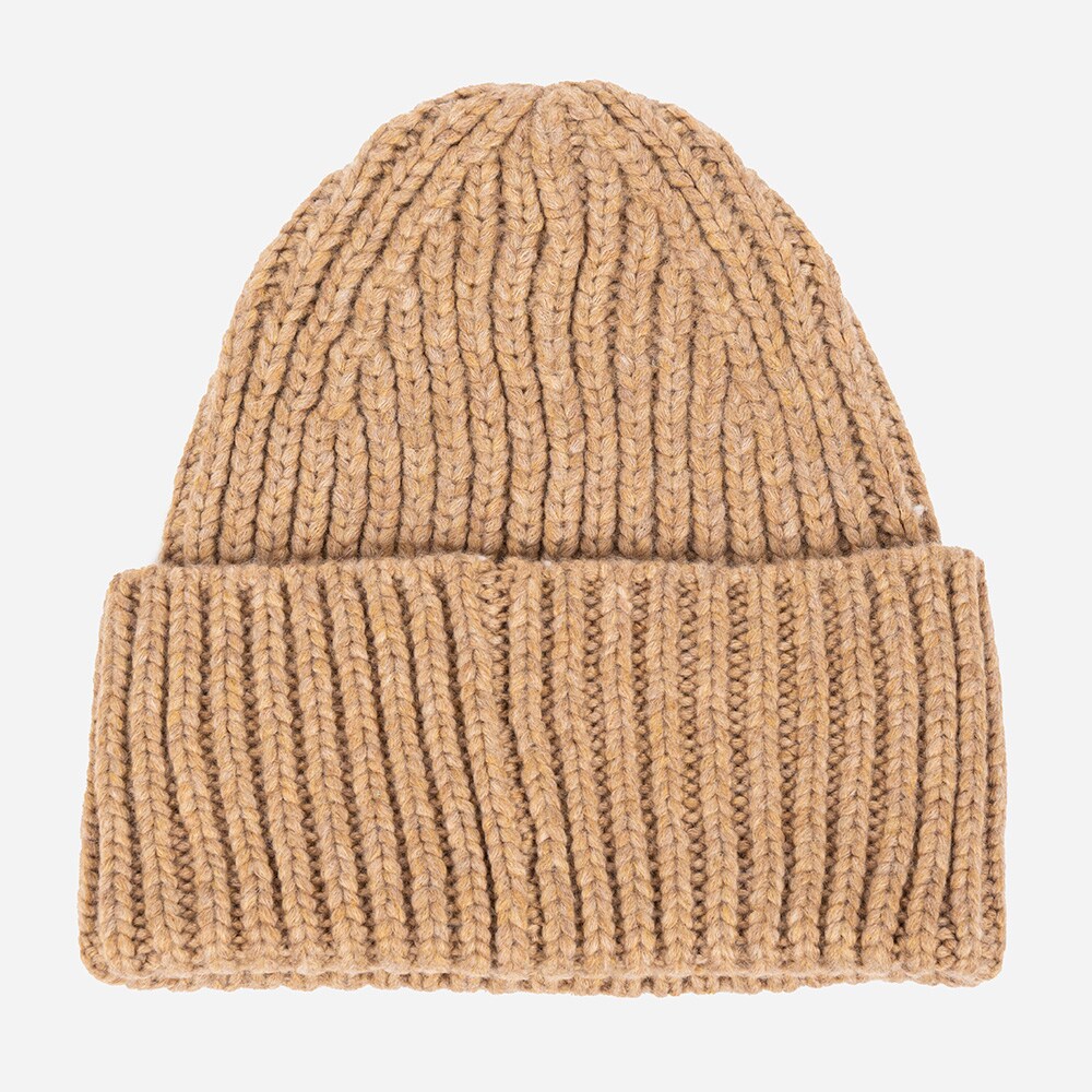 Chunky Rib Beanie Camel