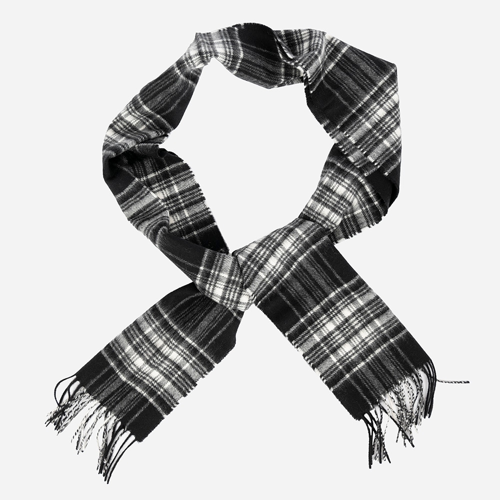 Scarf Wa16 Black&White Stewart
