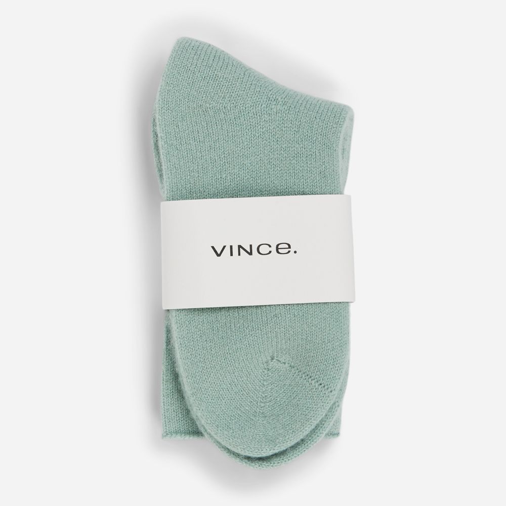 Cashmere Jersey Short Sock - Tel