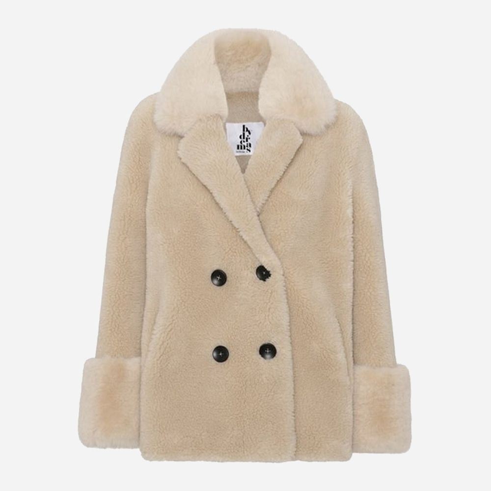 Fiona Wool Coat Short - Beige