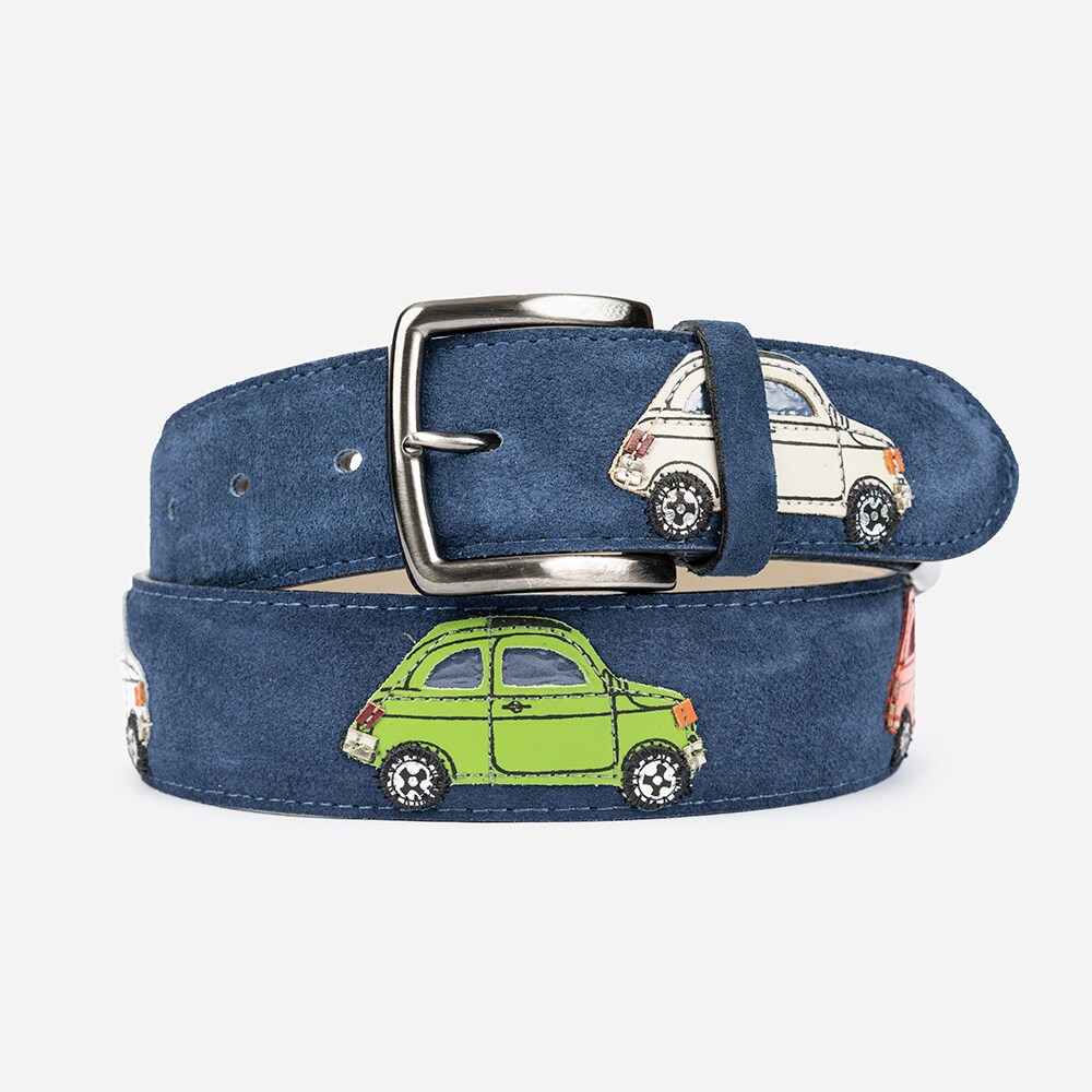 Car 500 Suede Blu