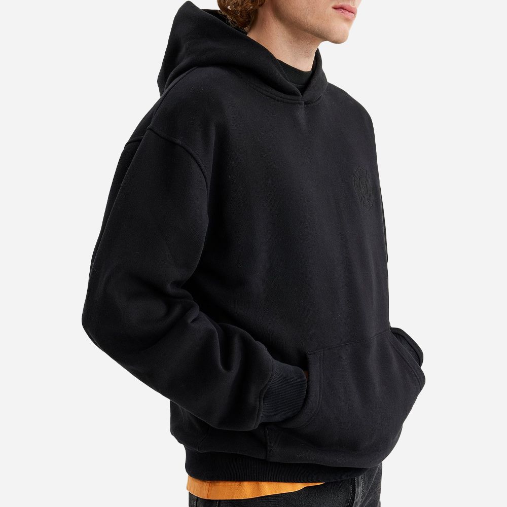 Cooper Embroidery Hoodie - Black