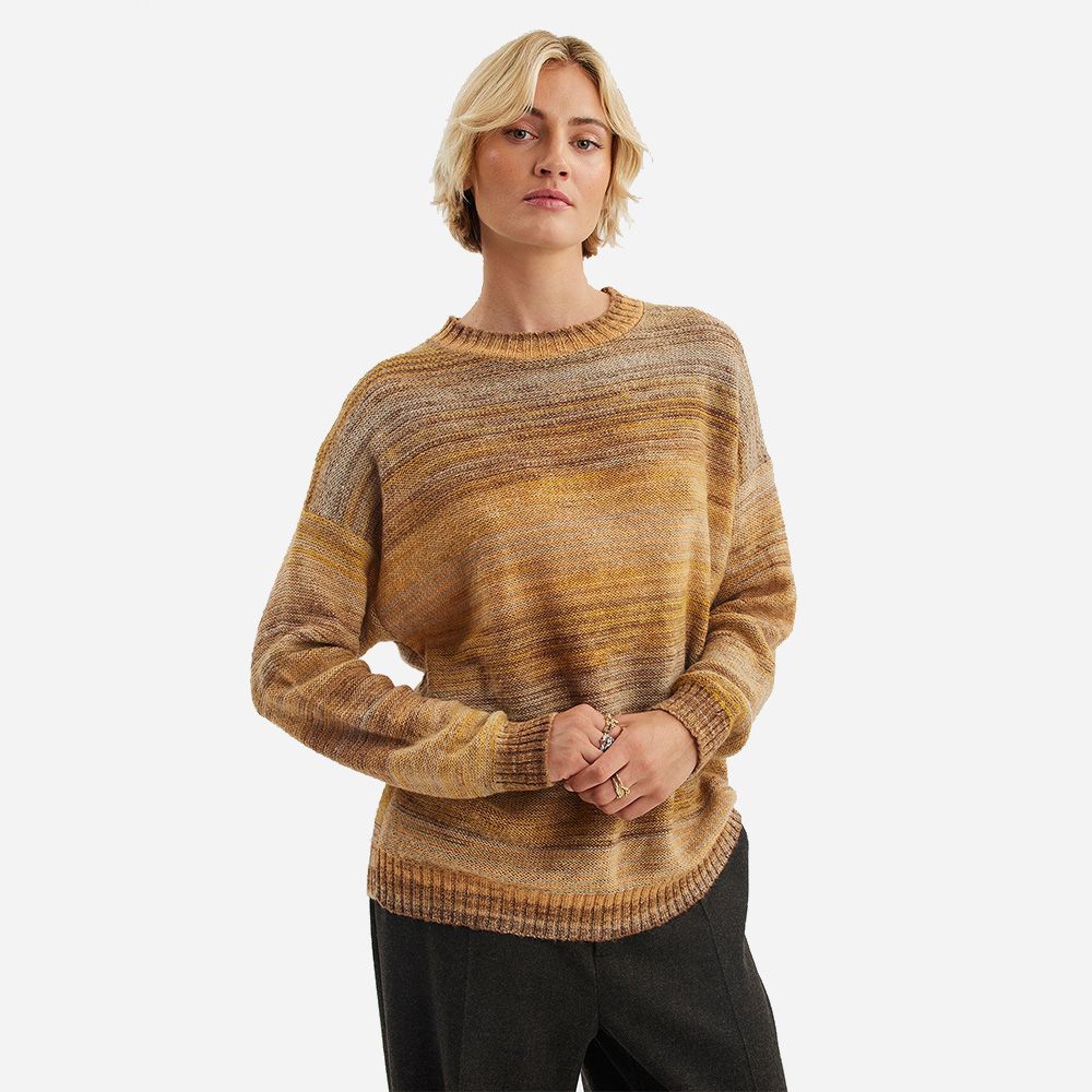 Sandaker Knit Sweater Yellow Mix