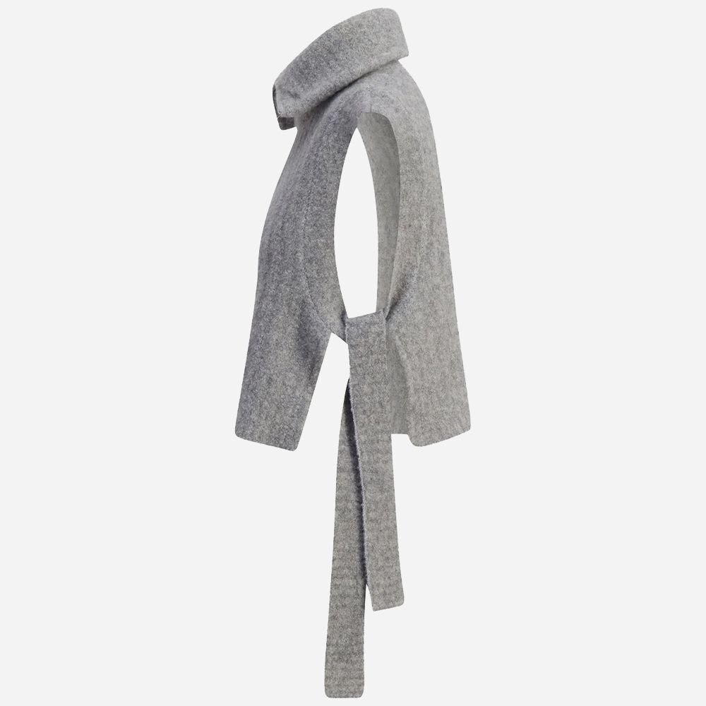 Hafjell Knit Bib - Grey