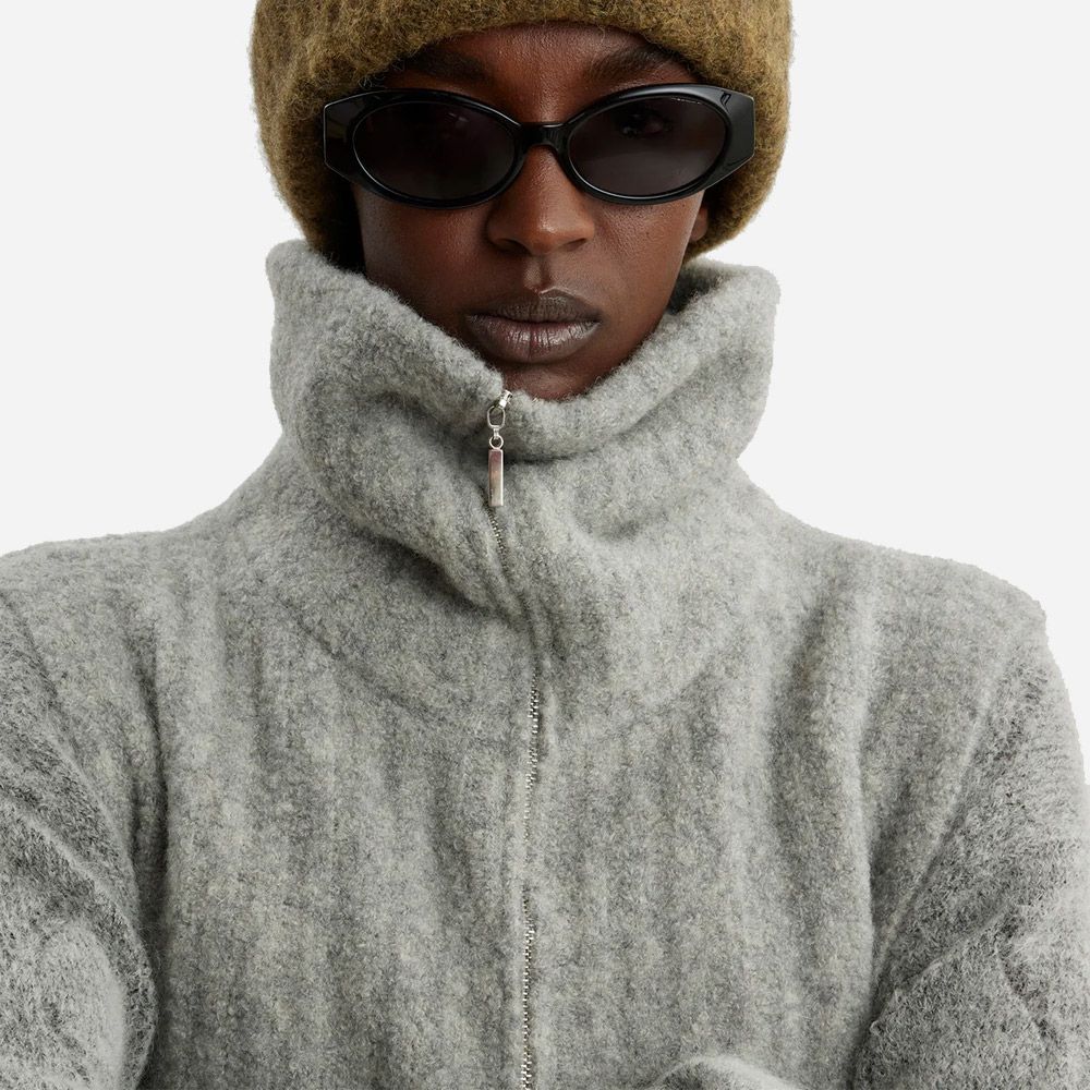 Hafjell Knit Bib - Grey