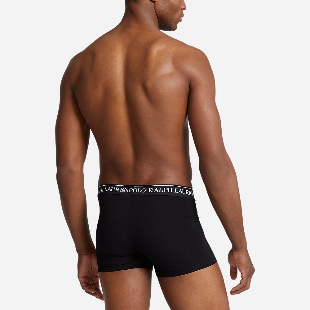 3 Pack Stretch Cotton Trunk - Black